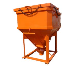 SQUARE SHAPED SIDE DISCHARGE BUCKET